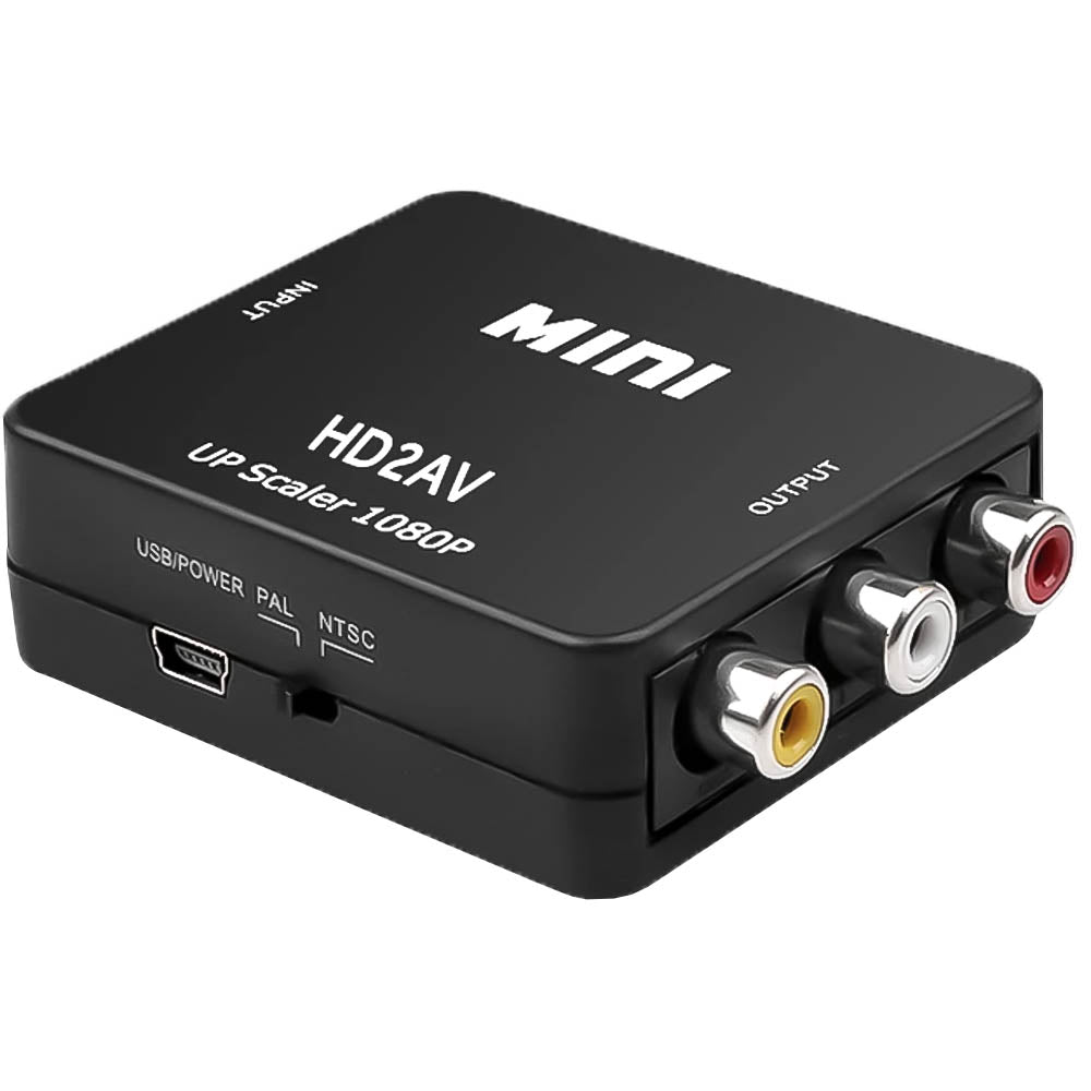 Mini Conversor Hdmi Para Av 1080p Kebidu - KBT001657-B